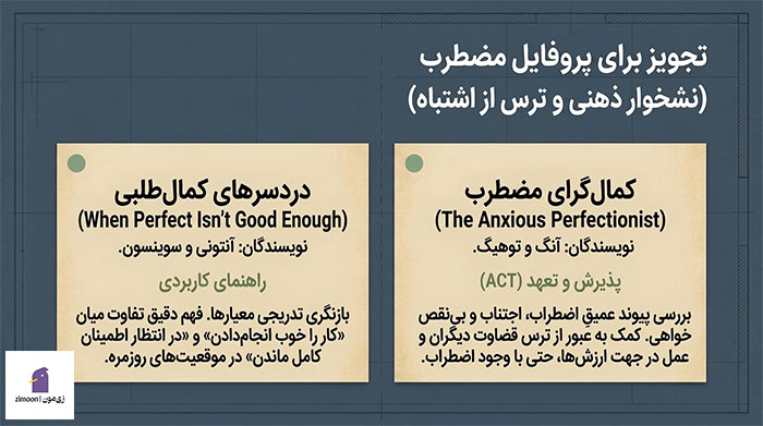 بهترین کتاب برای کمال گرایی