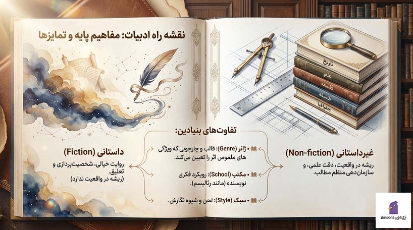 انواع ژانر کتاب