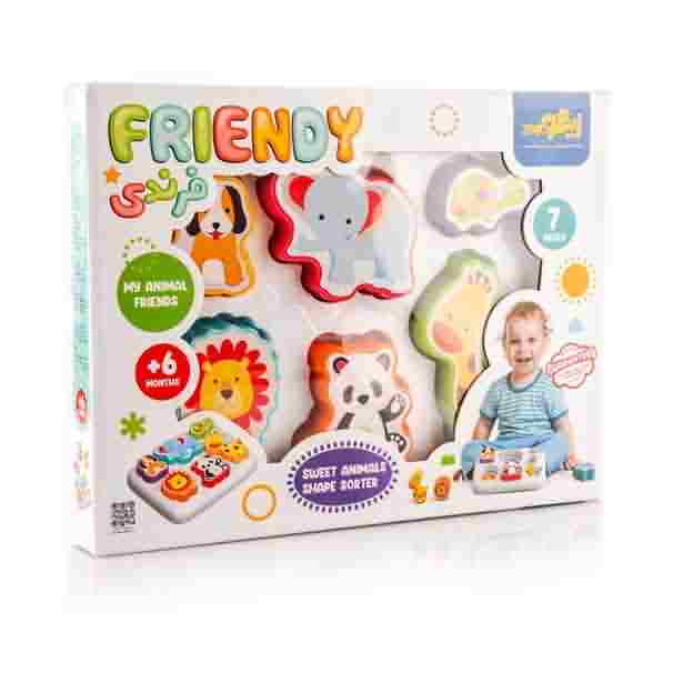 بسته اسباب بازی فرندی (7قطعه)