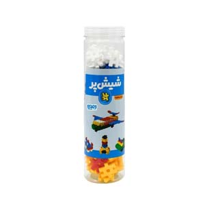 بسته اسباب بازی ساختنی شیش پر  لیبل آبی  (بسته هواپیما)