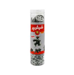 بسته اسباب بازی ساختنی شیش پر  لیبل قرمز  (بسته روبات)