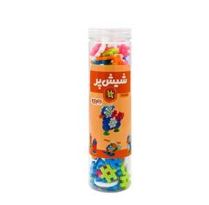 بسته اسباب بازی ساختنی شیش پر  لیبل نارنجی  (بسته اردک)