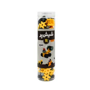 بسته اسباب بازی ساختنی شیش پر  لیبل طوسی  (بسته لودر)