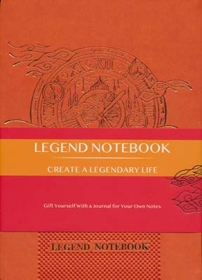دفتر یادداشت خط دار LEGEND (نارنجی)