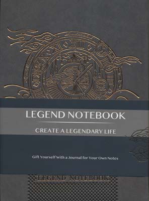 دفتر یادداشت خط دار LEGEND (خاکستری)