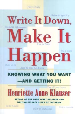 WRITE IT DOWN  MAKE IT HAPPEN  بنویس تا اتفاق بیفتد (زبان اصلی  انگلیسی)