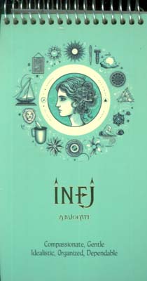 دفتر یادداشت خط دار سرو (INFJ  کدC  105)  (سیمی)