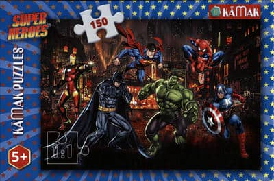 پازل 150 تکه ابر قهرمانان (SUPER HEROES)