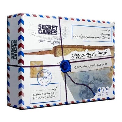 بسته بازی پرونده جنایی معمایی تور جهانی پروفسور ریچارد