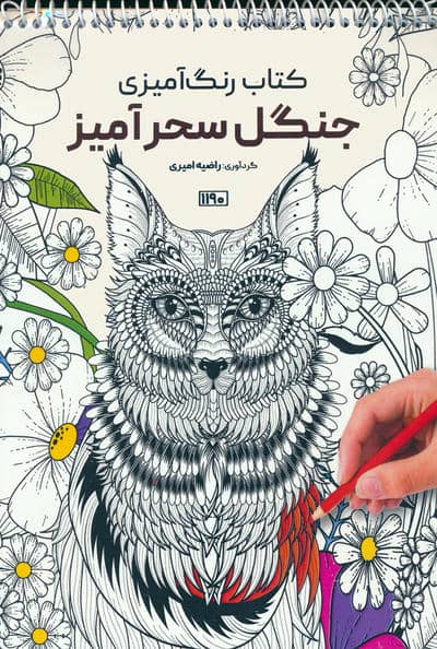 کتاب رنگ آمیزی (جنگل سحرآمیز  کد 11900)  (سیمی)
