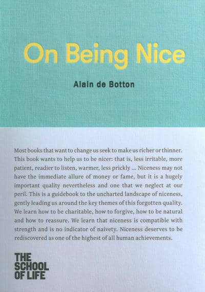 ON BEING NICE  در باب خوب بودن (زبان اصلی  انگلیسی)