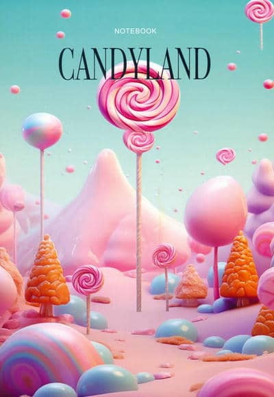 دفتر یادداشت خط دار  (CANDYLAND  کد 509)
