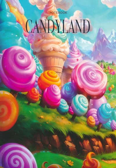 دفتر یادداشت خط دار  (CANDYLAND  کد 486)