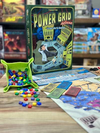 بسته بازی ایرانی استراتژیک شبکه نیرو لوکس (POWER GRID DELUXE)