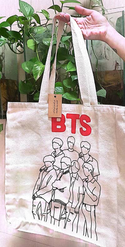 کیف پارچه ای  (BTS  کد 750)
