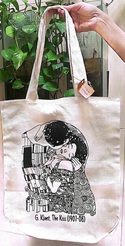 کیف پارچه ای  (بوسه کلیمت  کد 750)