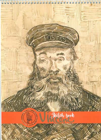 دفتر نقاشی و طراحی 40 برگ (طرح وینسنت  کد 1273)  (سیمی  شومیز  رحلی)