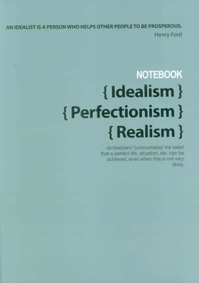 دفتر برنامه ریزی (پلنر IDEALISM PERFECTIONISM REALISM  کد 428)  شمیز  رقعی