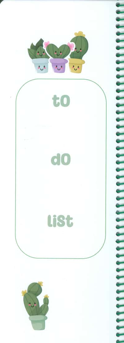 دفترچه یادداشت (to do list  کد 1524)  (سیمی شمیز  رحلی)