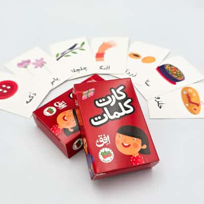 فلش کارت کلمات (35عددی  باجعبه)