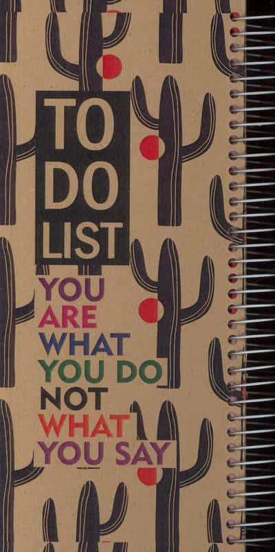 دفتر یادداشت خط دار (TO DO LIST  کد 208)  (سیمی زرکوب  پالتویی)