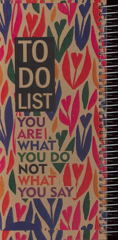 دفتر یادداشت خط دار (TO DO LIST  کد 211)  (سیمی زرکوب  پالتویی)