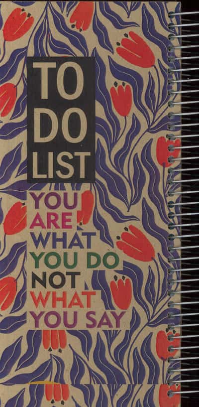 دفتر یادداشت خط دار (TO DO LIST  کد 213)  (سیمی زرکوب  پالتویی)