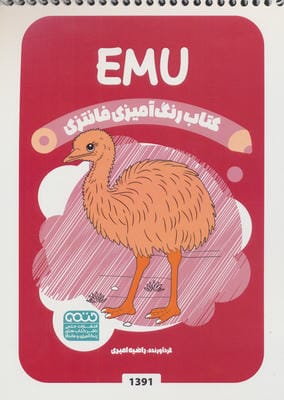 کتاب رنگ آمیزی فانتزی (طرح EMU  کد 1391)
