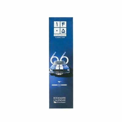 تقویم بوکمارکی ماشین های کلاسیک 1405 (CLASSIC CARS)  (گلاسه)