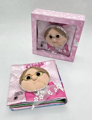 کتاب پارچه ای عزیز جون (2زبانه  باجعبه)