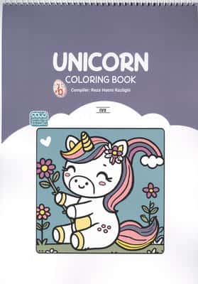 کتاب رنگ آمیزی (طرح Unicorn  کد 1711)  (سیمی)