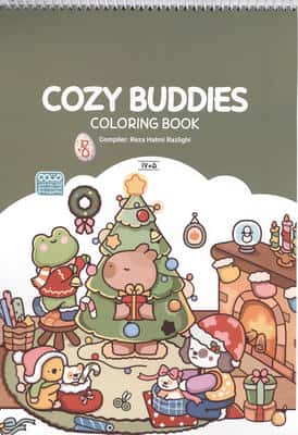 کتاب رنگ آمیزی COZY BUDDIES (کد 1705)  (سیمی)