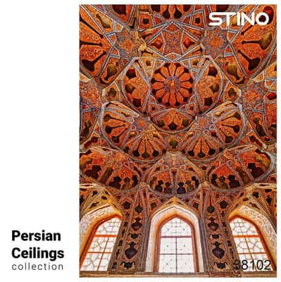 پازل شیشه ای استینو 500 تکه طرح سقف های ایرانی (کد 38102)  (باجعبه)