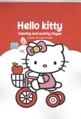 کتاب رنگ آمیزی HELLO KITTY (کد 1688)  (سیمی)
