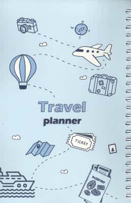 دفتر برنامه ریزی سفر TRAVEL (پلنر  کد G105)  (سیمی  شمیز  رقعی)