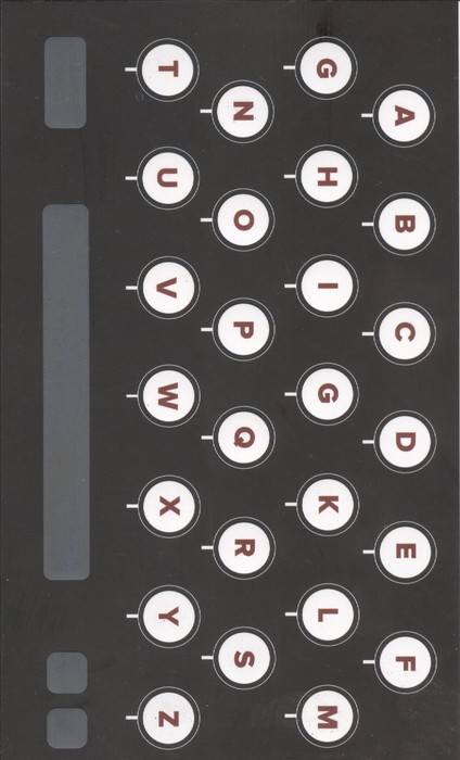 دفتر یادداشت طرح کیبورد (کد 695)  جیبی
