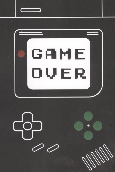 دفتر یادداشت طرح  GAME OVER (کد 701)  جیبی