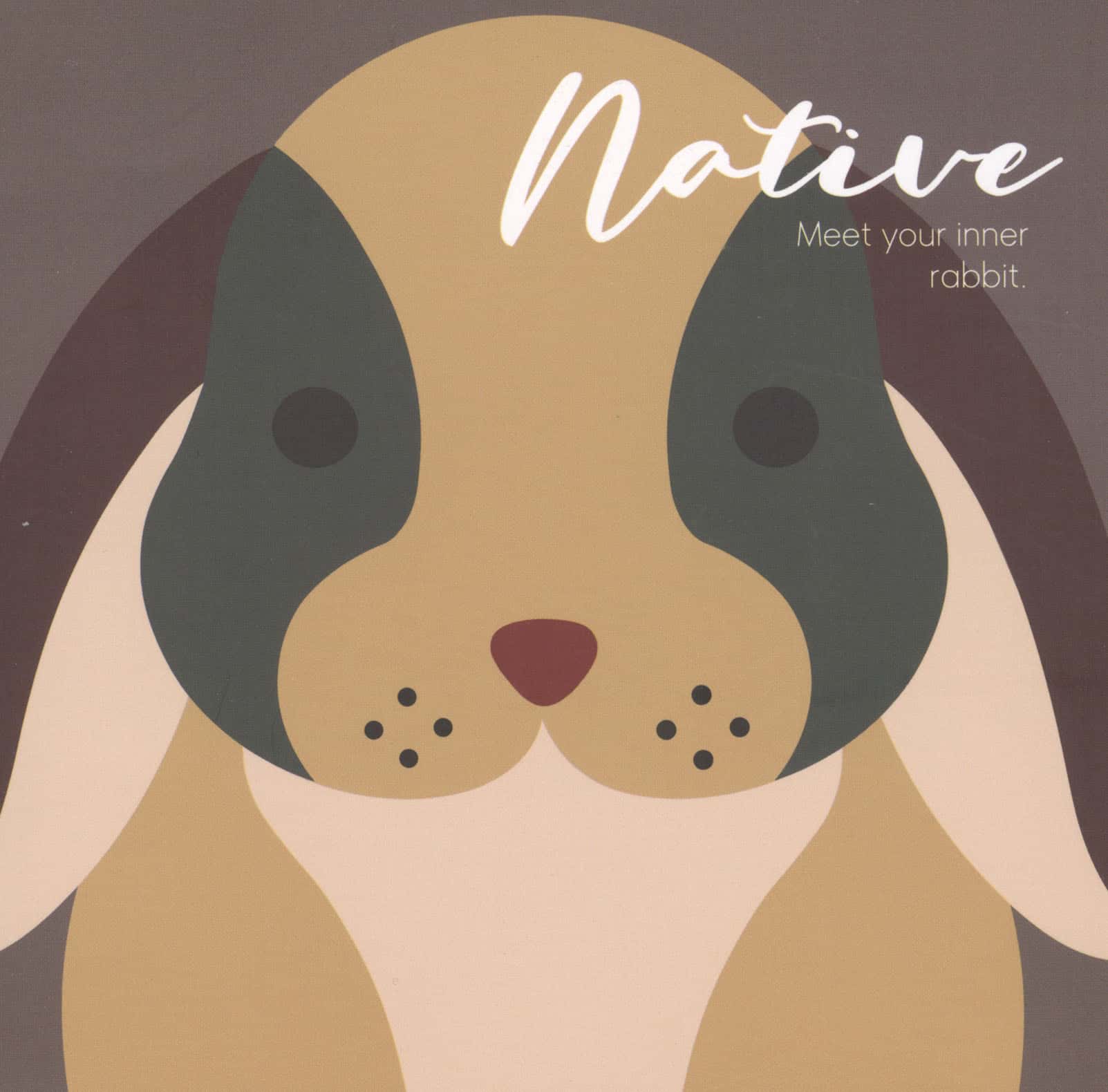 دفتر یادداشت خط دار NATIVE (طرح RABIT)  شمیز  خشتی