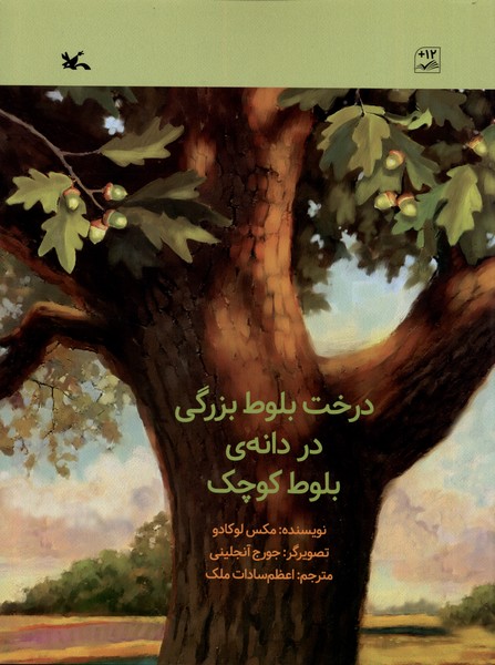 درخت بلوط بزرگی در دانه ی بلوط کوچک