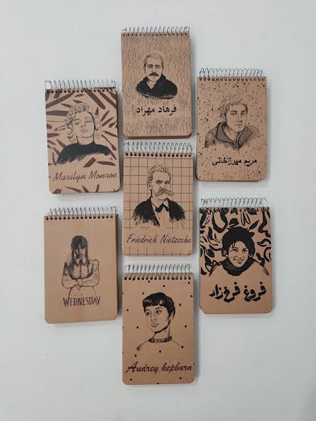 دفتر یادداشت جلد سخت کرافت مشاهیر