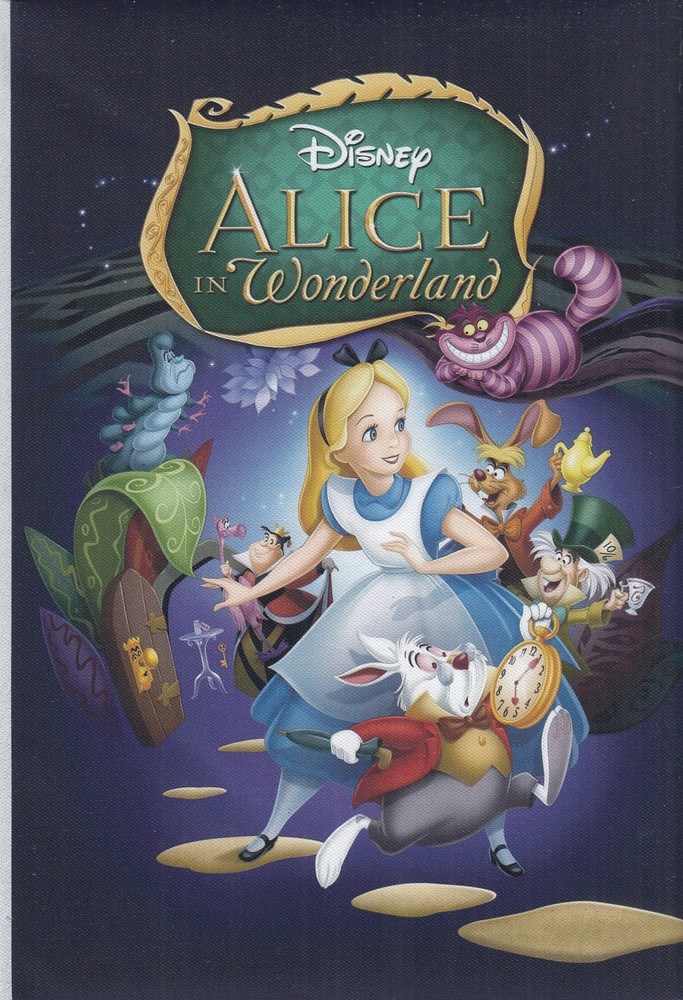Walt Disney17   Alice in Wonderland آلیس در سرزمین عجایب (روکش پارچه ای)