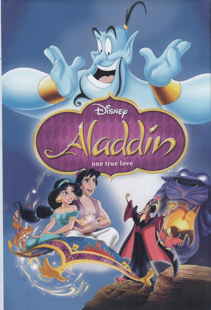 Walt Disney18   Aladdin   One True Love علاالدین یک عشق واقعی (روکش پارچه ای)