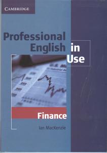 Professional English in Use finance
