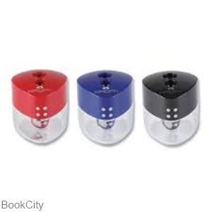 تراش 2سوراخه مخزن دار مدل گریپ کد 183101 فابرکاستل (FABER CASTELL)