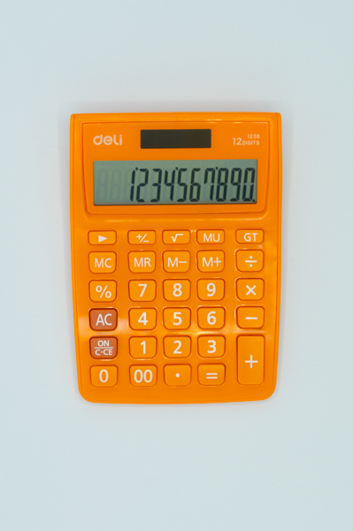 ماشین حساب جیبی 12 رقم کد E1238(نارنجی)