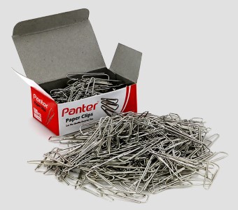 گیره کاغذ نقره ای 31mm بسته 100 عددی پنتر (Panter)