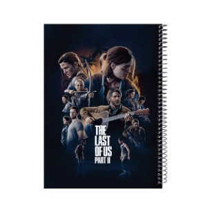 دفتر جلد گلاسه 60 برگ کالکشن The Last of Us پدیده نقش