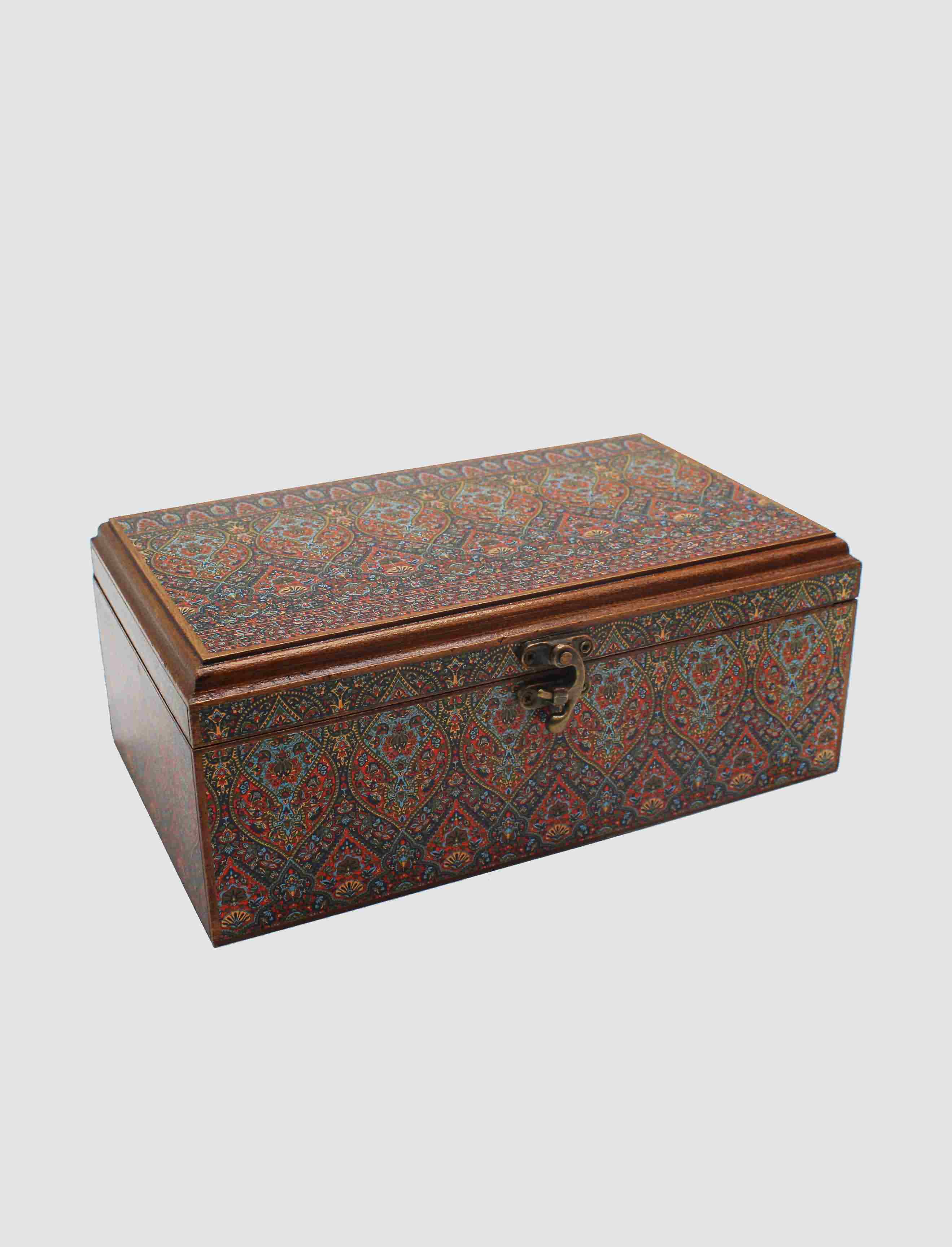 جعبه ساده در چوبی اسلیمی