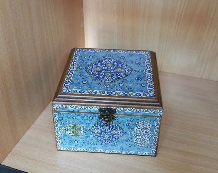 جعبه ساده نقش فیروزه