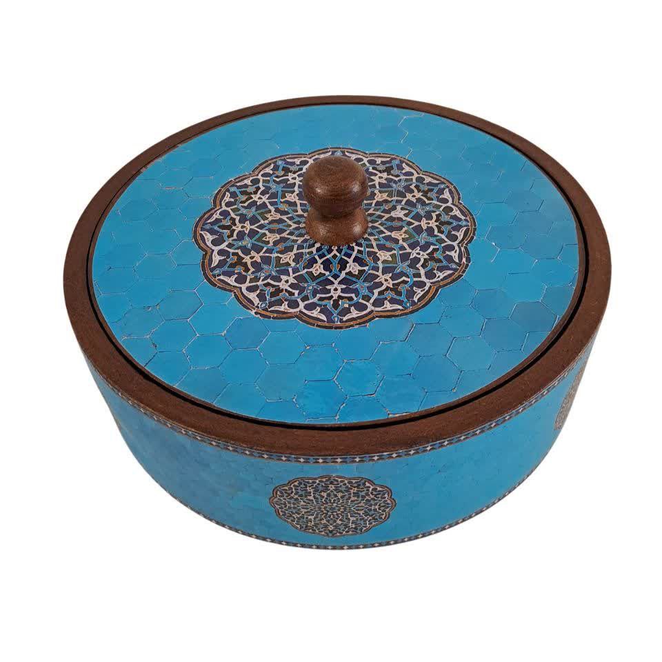 شکلات خوری گرد طرح حوض نقره